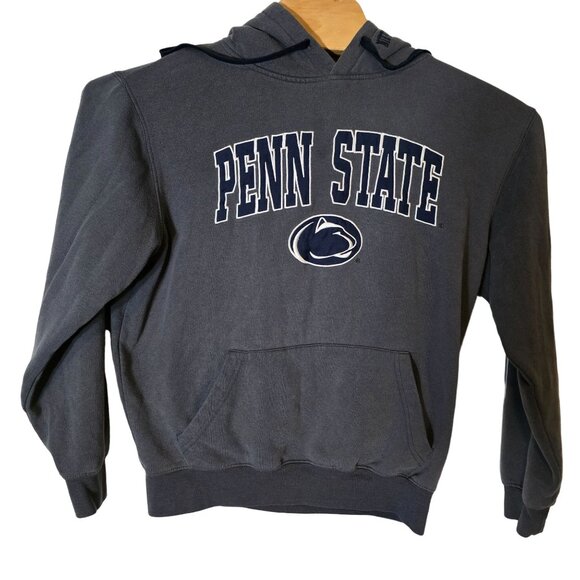 Colosseum Penn State Nittany Lions Hooded Sweatshirt Size Med Blue Gray Hoodie - Picture 1 of 5